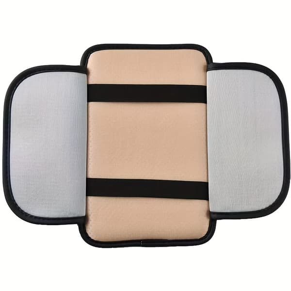 Bilarmstödslåda Matta PU Läder Förvaringsskydd för Bilinteriör 1pc back+1pc br