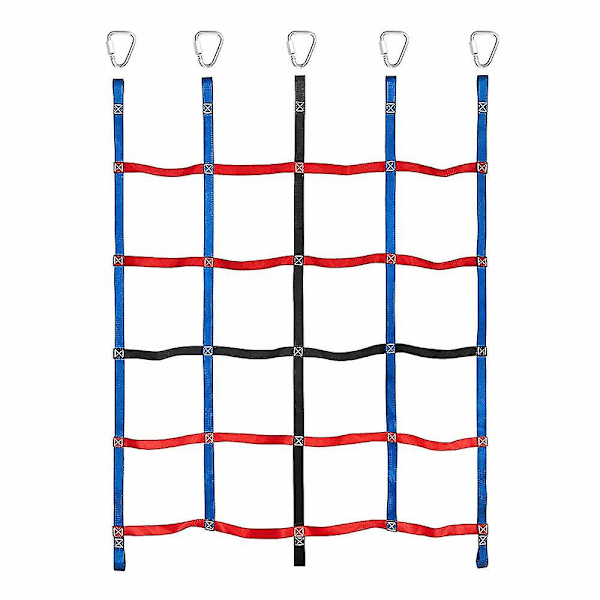 Polyester klatrenett for barn, taustige, utendørs, lekehus, gym, lekeplass, hinderløype, treningsutstyr