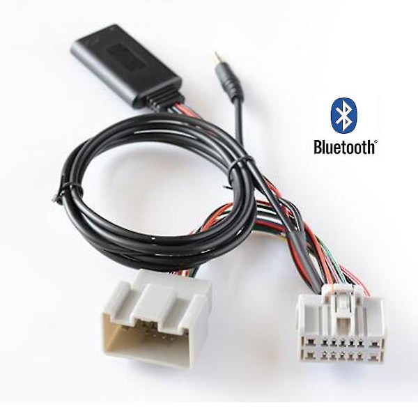 Bil Bluetooth 50 Trådløs Telefonsamtale Handsfree Aux In Adapter For Volvo C30 S40 V40 V50 S60 S70 C70 V70 Xc70 S80 Xc90 Med Mikrofon