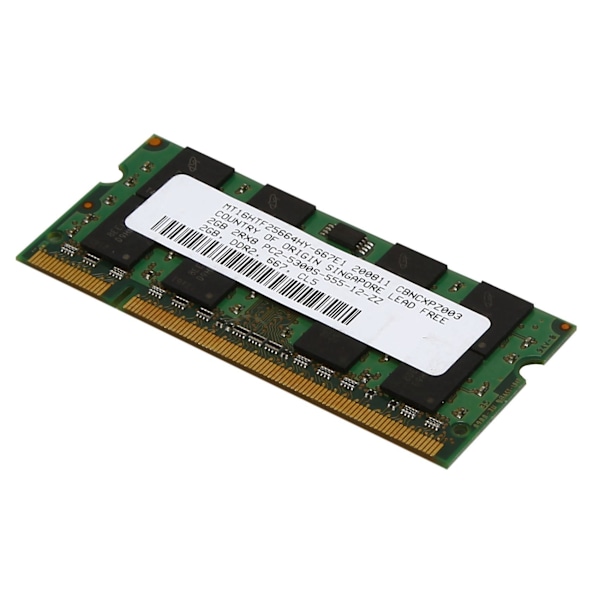 2x 2GB DDR2 RAM-minne 667MHz PC2 5300 Laptop RAM Memoria 1.8V 200-stifts SODIMM för Intel AMD