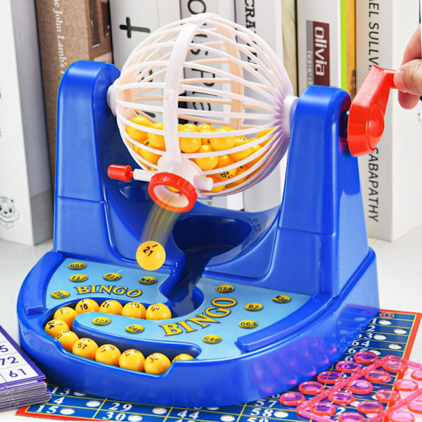 Bingo-arpajaiskone pelikone Bingo-simulaatio arpajaiskone vanhempi-lapsi hauska interaktiivinen arpajaislelu