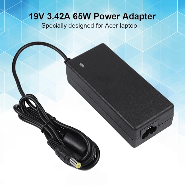 19V 3.42A 65W 5.5*1.7mm Laptop Notebook Strömadapter Laddare 100-240V för Acer{F2]