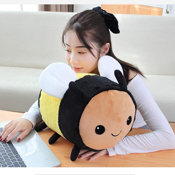 （30cm） Sød Super Blød Bi Plys Legetøjsdukke Kawaii Bi Plys Pude Pude Gosedyr Dukke Halloween Fødselsdagsgave til Børn Drenge Piger