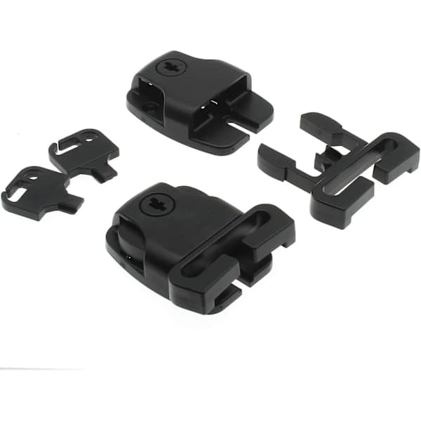 4-pack replacement locks for spa with keys, plastic locks for hot tubs, black