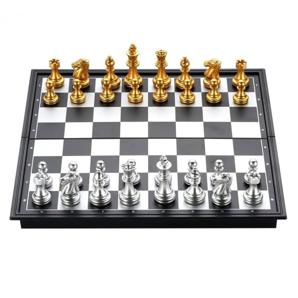 TG Taitettava Magneettinen Shakki Multifärg-XF9-