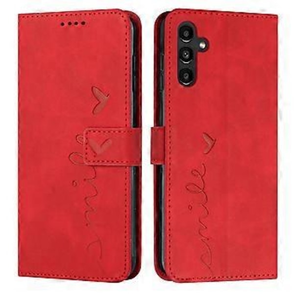 Etui med stativ for Samsung Galaxy A16 5G/A16 4G, PU-lær, preget design (Stil E)