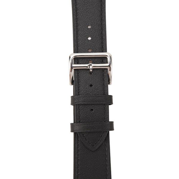 Älykellon ranneke, nahkarannekoru, älykellotarvikkeet IOS Watch Series SE 8 7 6 5 4 3 2 1 42mm 44mm 45mm musta