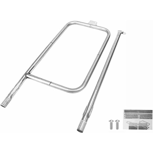 Korrosjonsbestandig Grillbrenner, Perfekt Passform for Weber Q3000 Q3200 Serien Gassgrill, Kraftig Grillreservedel i Rustfritt Stål for