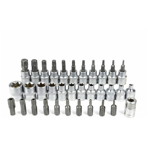 34 kpl Torx-hylsyavaimia