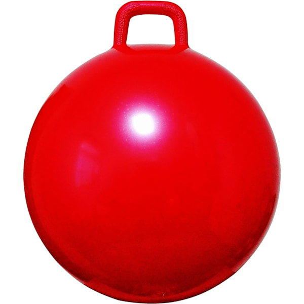 AppleRound Pomppupallo ilmapumpulla, 18 tuumaa / 45 cm halkaisija, 3–6-vuotiaille, Kengurupomppu, Hippity Hoppity -pomppupallo lapsille, yksivärinen