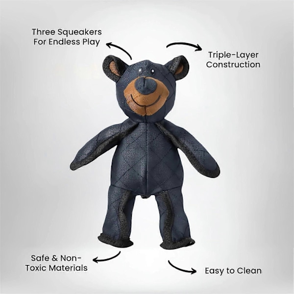 Unbreaka Bear koiranlelu - Pettämätön Teddy Extreme Bear 2.0