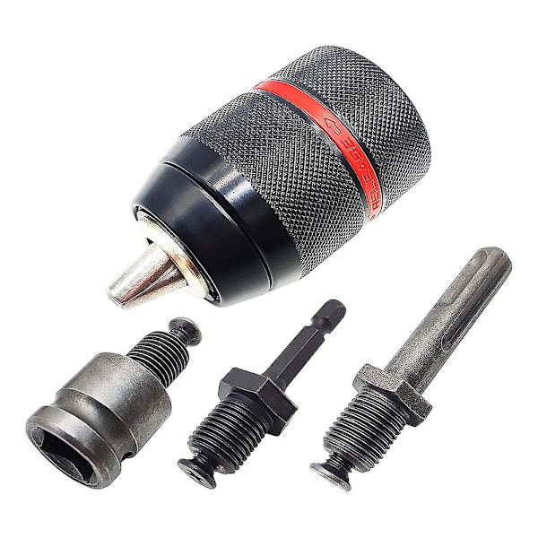 Metall Kraftig 1/2-20unf 13mm Nyckellös Borrchuck Hex /sds/socket Fyrkantig Hona Adapter Hårdvara