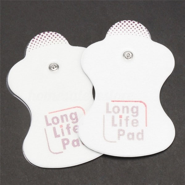 10 st Ersättningselektroder för Omron Massageapparater Elepuls L Vit Onesie