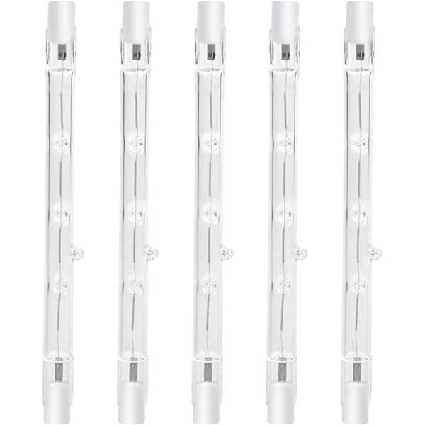 100W 118mm R7s Dimbar halogenlampe varm hvit 2800K (5 stk) - Perfet