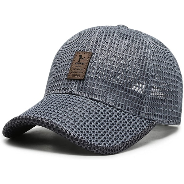 AVEKI Sommar Mesh Baseball Cap Trucker Mesh Hat Baseball Cap Miehille ja Naisille Ulkoilulajeihin
