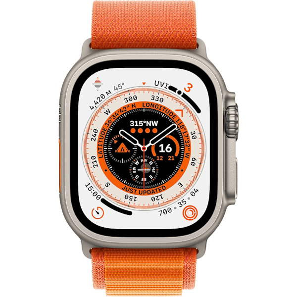 Apple Watch Oranssi Alpine Loop 49 mm