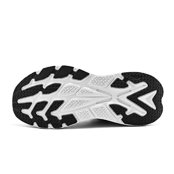 Herrsneakers Andas sportssko Mote løpesko 3Clt179 WhiteBlack WhiteBlack 40