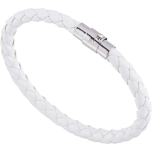 Mote Lærreim Flettet Spenne Armbånd Bangle Wrap Smykker Gave til Kvinner Menn Jenter Gutter
