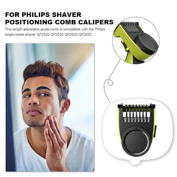 5x OneBlade erstatningsblad for menn, barberblad for Philips