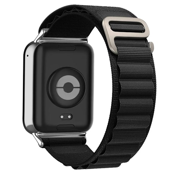 Nylon för Xiaomi Redmi Watch 4 Justerbart Elastiskt Armband Klockarmband för iWatch Mi Band 8 Pro Band Tillbehör Svart2 Black2