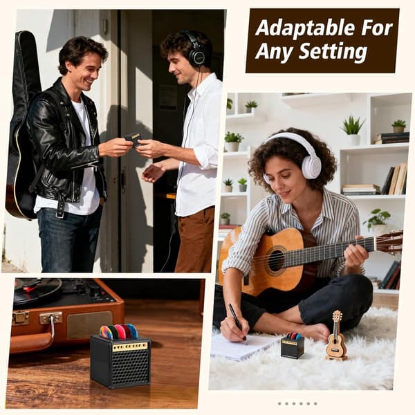 Guitar Pick Holder - Guitar Pick Box - Amplifier - Speaker Style Pick Case