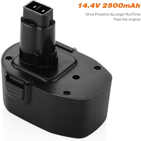 Powerextra 2500mah 14.4V Erstatningsbatteri til Black & Decker PS140 FireStorm 14.4-Volt NiMH Pod Style Batteri Black and Decker 14.4v Batteri