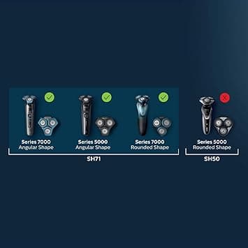 Philips barberhode SH71/50 kompatibelt med Philips Series 7000