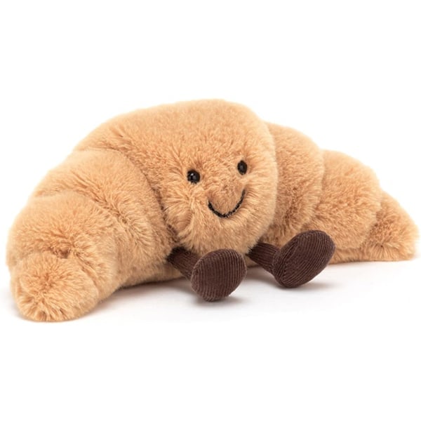Easter Deals! High Quality Jellycat Amuseables Croissant Plush Toy, Small 21.6 cm | Pastry Plush | Funny Gift