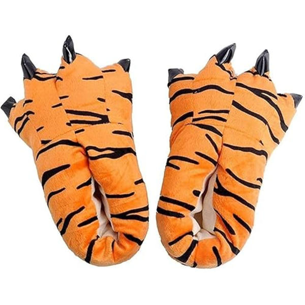 Unisex Clog Boots Djur Tass Tofflor Kyckling Fågel Fot Tofflor Ko Tiger Giraff Tofflor, L