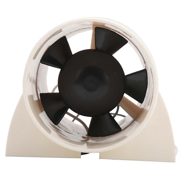 12V 3-tums Inline Marinläns Luftfläkt Tyst Stark Ventilationsfläkt Passar för Yacht Båt RV(FQ)
