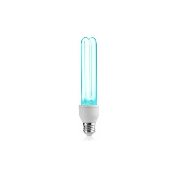 UV-desinfektionslampe E27 25 W kvartsrør UVC sterilisering 254 nm med ozon 360° belysningsvinkel