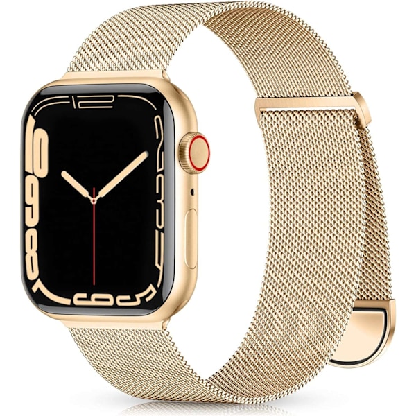 Metallrem kompatibel med Apple Watch -rem 40mm 38mm 41mm Roséguld-WELLNGS Roséguld Roséguld