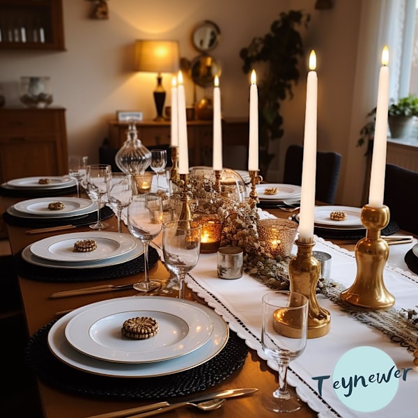 Teynewer LED-kynttilät, liekittömät, terävät, välkkyvät, 6-pakkaus 10-painikkeisen kaukosäätimen kanssa, paristokäyttöiset, 28 cm pitkät, lämpimän valkoiset