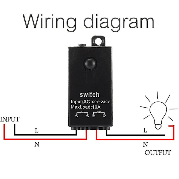 Trådløs Strømbryder 220v,230v/240v/10a Relæ Mini Fjernbetjening Kompatibel Belysning, 100m Lang Rækkevidde Kompatibel Ho