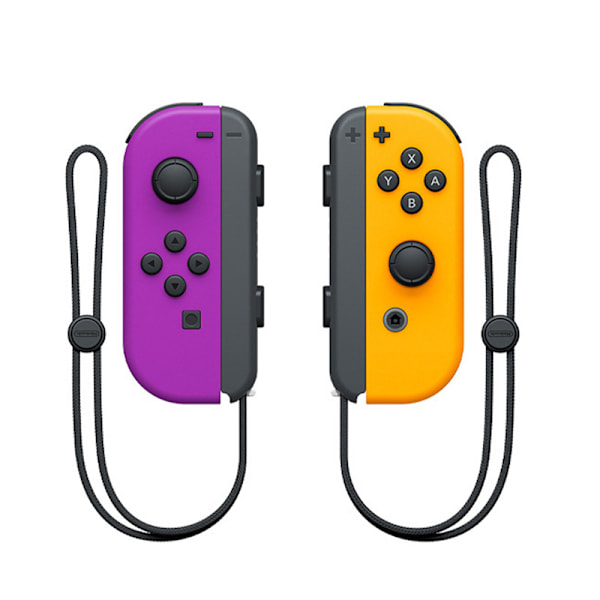 Nintendo Switch JOY CON Kompatibla Vänster och Höger Gamepads Left purple, right orange