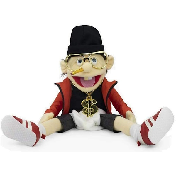 Super Mario Logan Jeffy Plyschleksak Cosplay Miljonärssångare Hatt Handdocka Spel Fylld Dock Barnpresenter