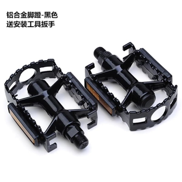 Universal mountainbikepedal i helaluminium, cykelpedal för fixed gear, halkskyddspedal, modifieringstillbehör{f708}