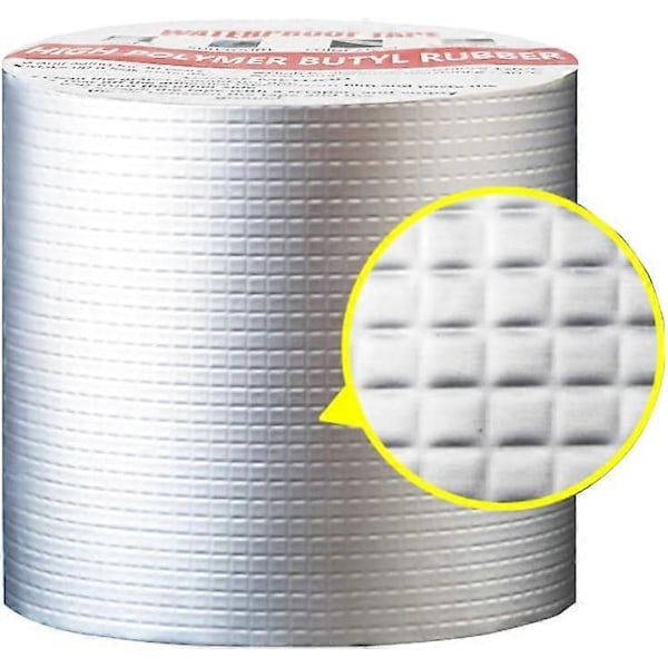 Butyyliteippi - 1.0 Paksu Metalliverkko Alumiini 10cm*5m, 5kpl
