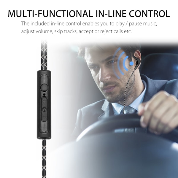 In-Ear Hörlurar med Sladd för Sport och Löpning{HH}