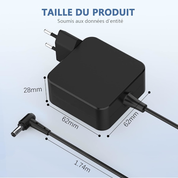 Laddare för Lenovo Ideapad 330 330S 320 320S 310 310S 100 110 520 45W 20V 2.25A Adapter