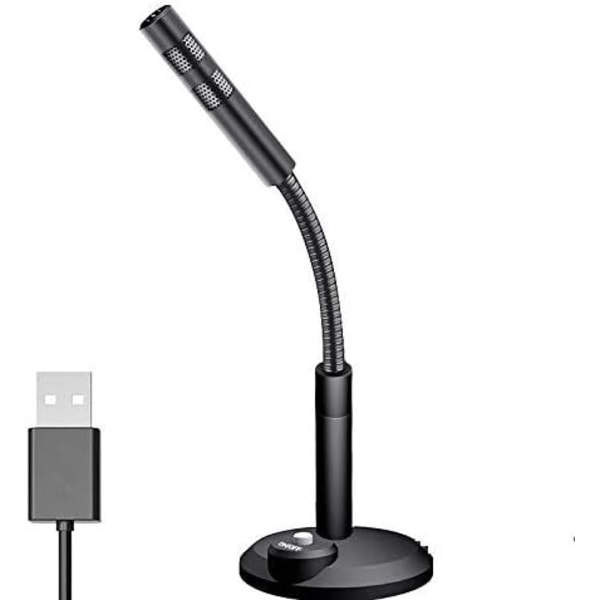 USB-tietokonemikrofoni, USB-tietokonemikrofoni mykistyspainikkeella ja LED-merkkivalolla, Plug & Play, yhteensopiva Mac/Windows{F2} -käyttöjärjestelmien kanssa