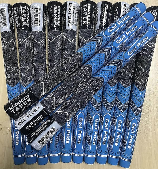 13 stk Golf Pride MCC PLUS 4 Golfgreb Standardstørrelse Mellemstørrelse Blå Blå-FA- Blå Blue Midsize