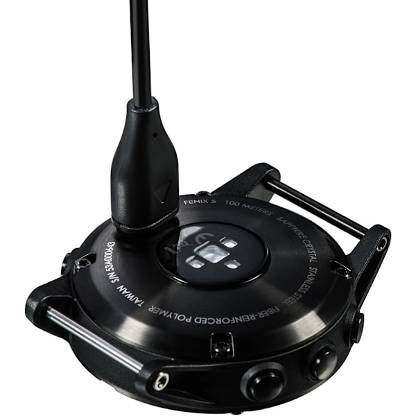 Kissmart Lader for Garmin Approach S10 S12 S40 S42 S60 S62 S70, Erstatningsladekabel pluss et grått ladeportdeksel Anti-støvplugg