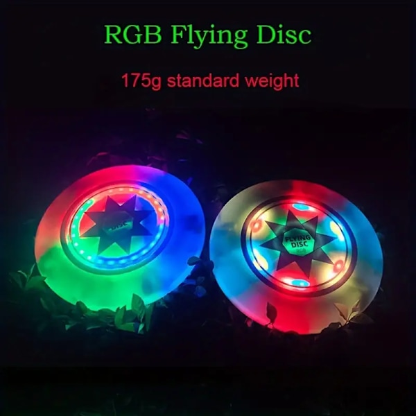 LED lysande frisbee extremsport vuxen lagbyggande 175g professionell tävling