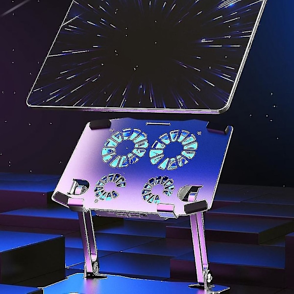 Säädettävä Tablettiteline Peli Tablettijäähdytin Tabletti PC Tuki Tablettiteline Jäähdytystuuletin Pad Tab{EE}