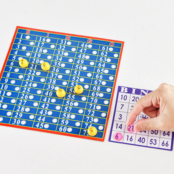 Bingo-arpajaiskone pelikone Bingo-simulaatio arpajaiskone vanhempi-lapsi hauska interaktiivinen arpajaislelu