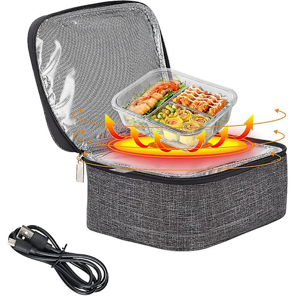 USB Värme Lunchlåda, Bil Termostatisk Värmepåse Lunchpåse