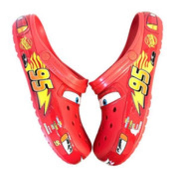 Crocs Lightning McQueen-Lightning McQueens udendørs hjemmesko med tøfler 41