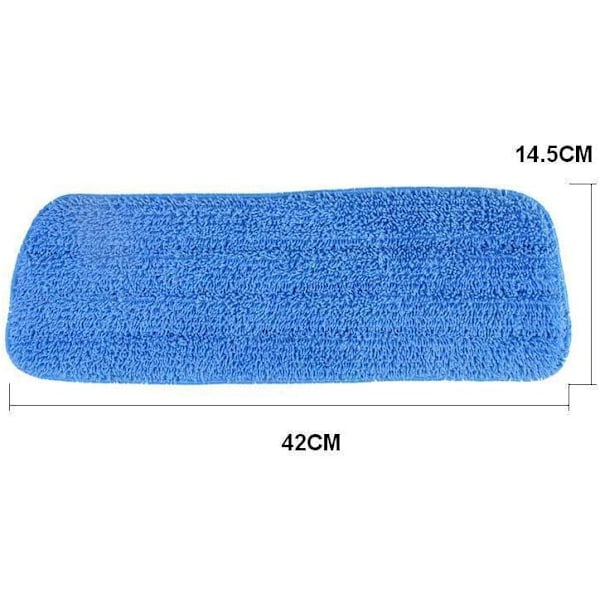 5 stk mikrofibermopp, vannspraymopp, fibervridd stoffmaterial, egnet for alle vaskbare spraymopper og Reveal-mopper 42 * 14 cm