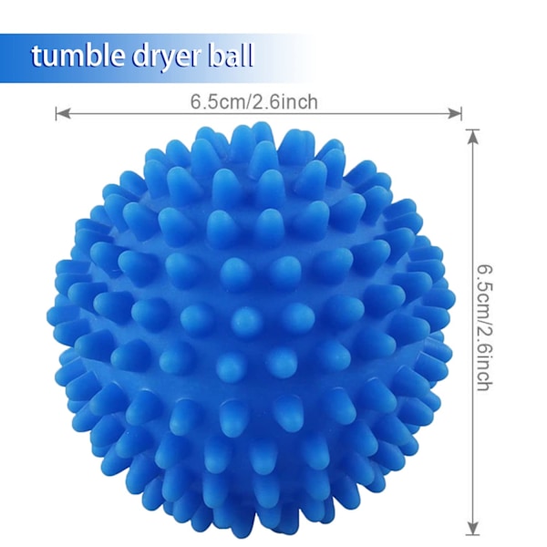 Torktumlare Bollar Pack med 6 Torkbollar Tvättbollar för kläder